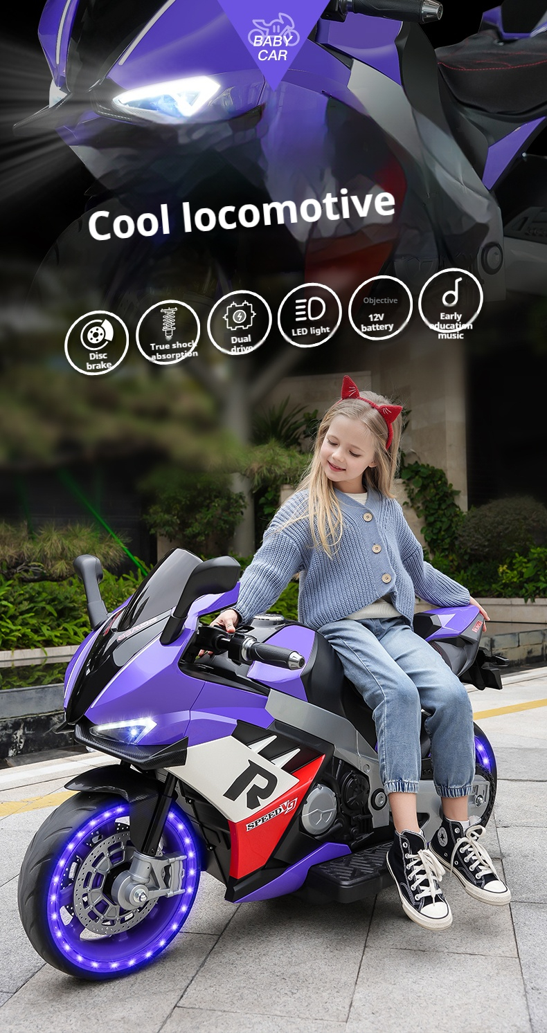 Kids Ride On Motorbike Detail 1