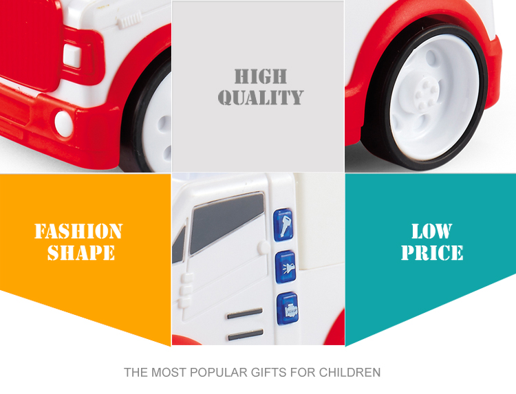 Battery Operated Mini Plastic Ambulance Toy Electric Vehicle Price for Kids