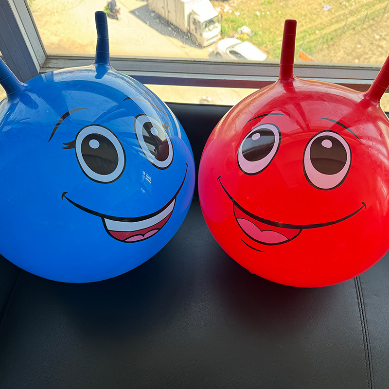 Customized PVC Fashion Toys Jumping Ball Kid'S Ride-On Inflatable Bouncy Ball