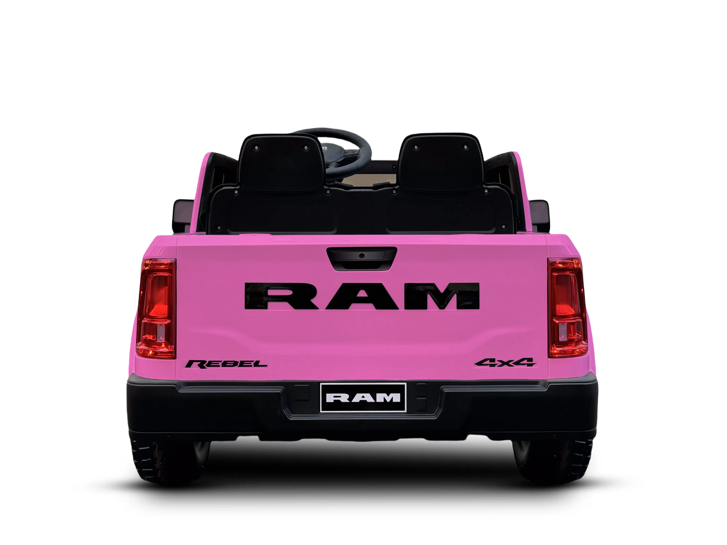 Licensed Dodge RAM Kids Ride-on Truck 12V Battery Powered Electric Car with Remote Control-Pink