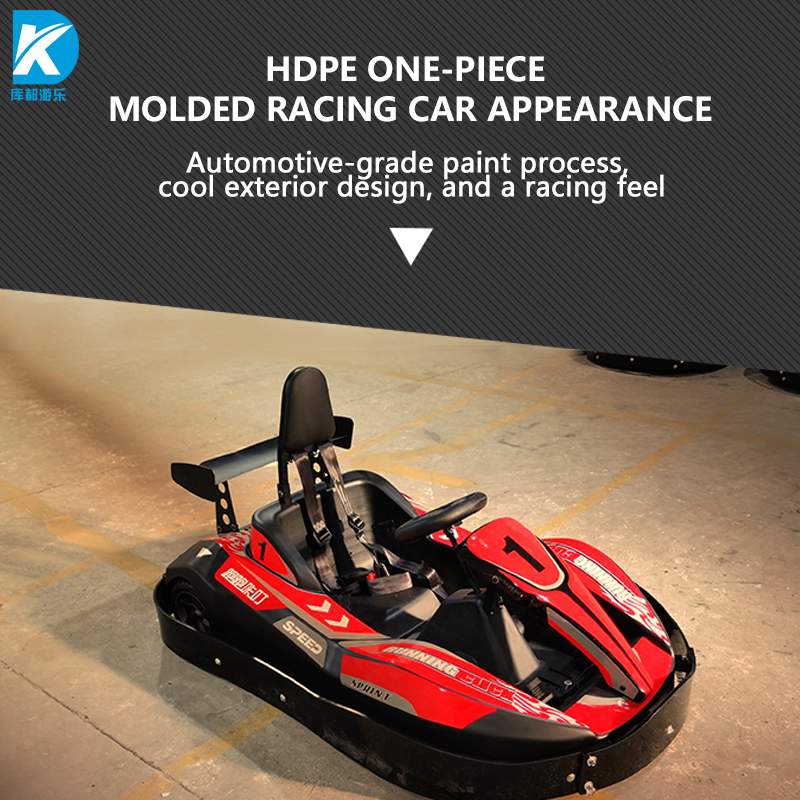 Competitive KD Electric Go-Kart Outdoor Amusement Equipment with 350W 4 Stroke Engine for Children's Entertainment