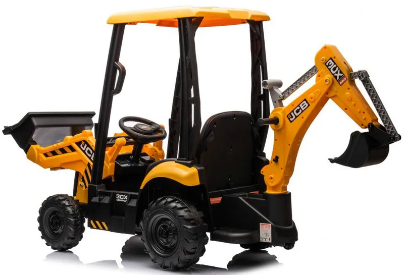 Jcb Licensed 12V Ride on Excavators Bulldozer Rear View