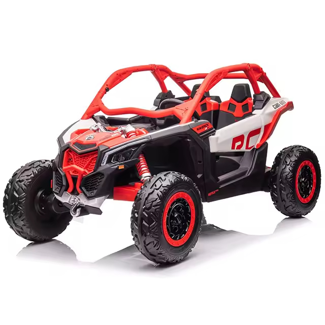 ZX035 Best Price 24V Electric Plastic Kids Ride on Off-Road Toy Can-Am Maverick UTV 2 Seats 5-7 Years Unisex Battery