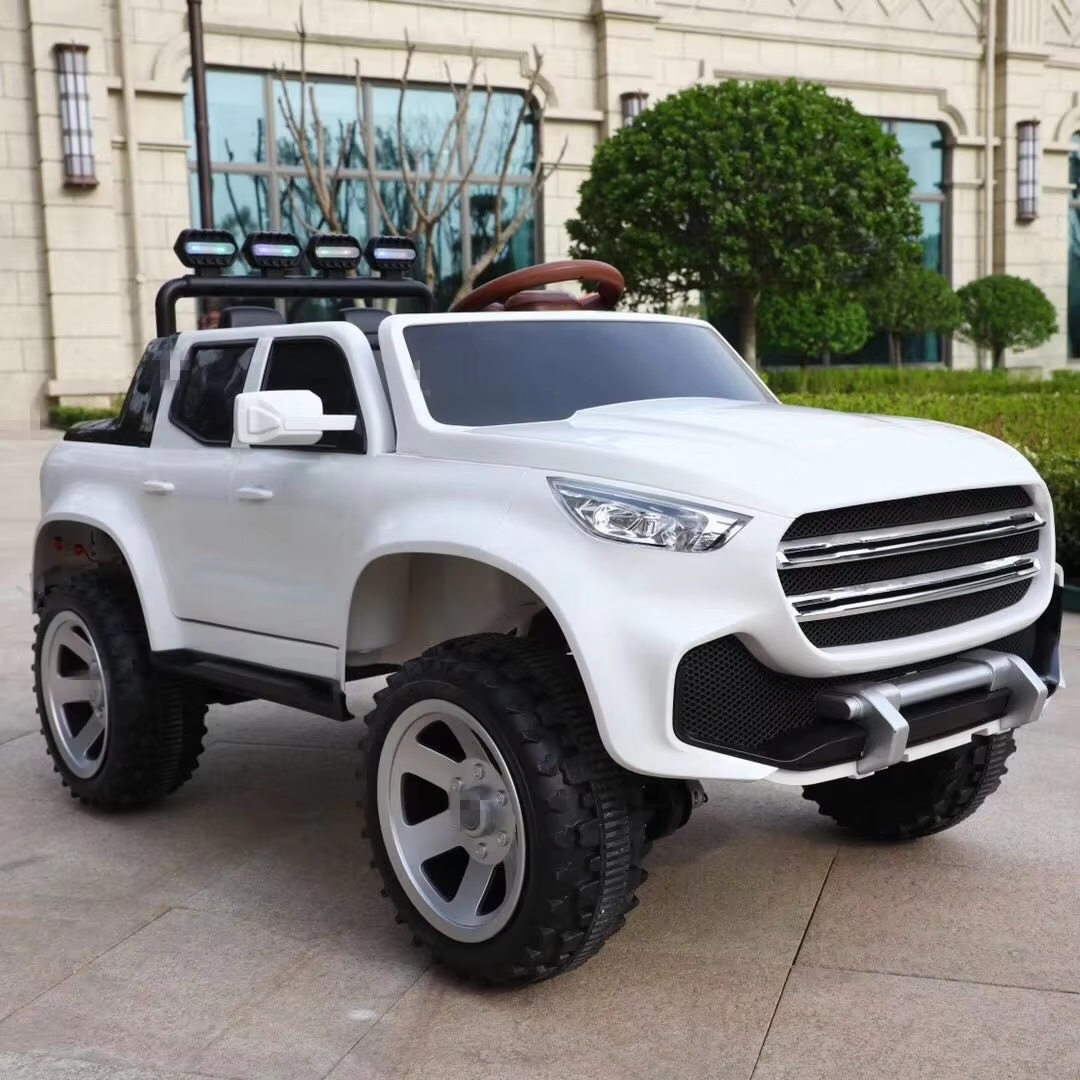 Children's Four-Wheel Electric Off-Road Ride-on Car Plastic Toy Battery Power Remote Control Swing Function Seats for 2 Person
