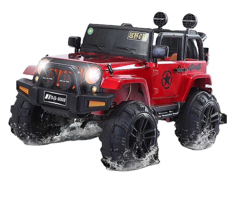 Hot Sale Four-wheel SUV Double Door Remote Control Children Riding 6V Electric Vehicles