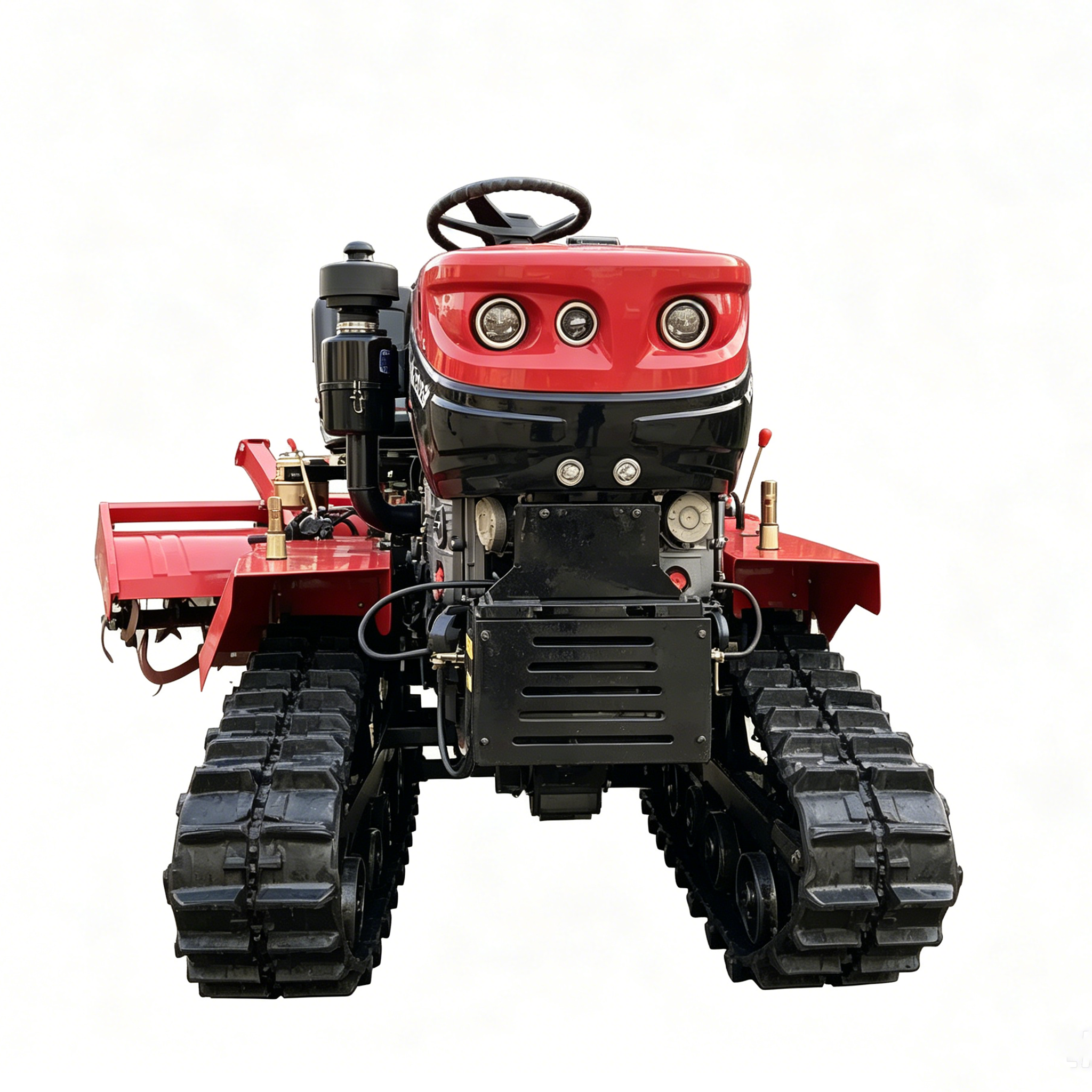 High Efficiency 35HP Ride-on Crawler Tractor Both for Paddy Field and Hilly Dry Farmland