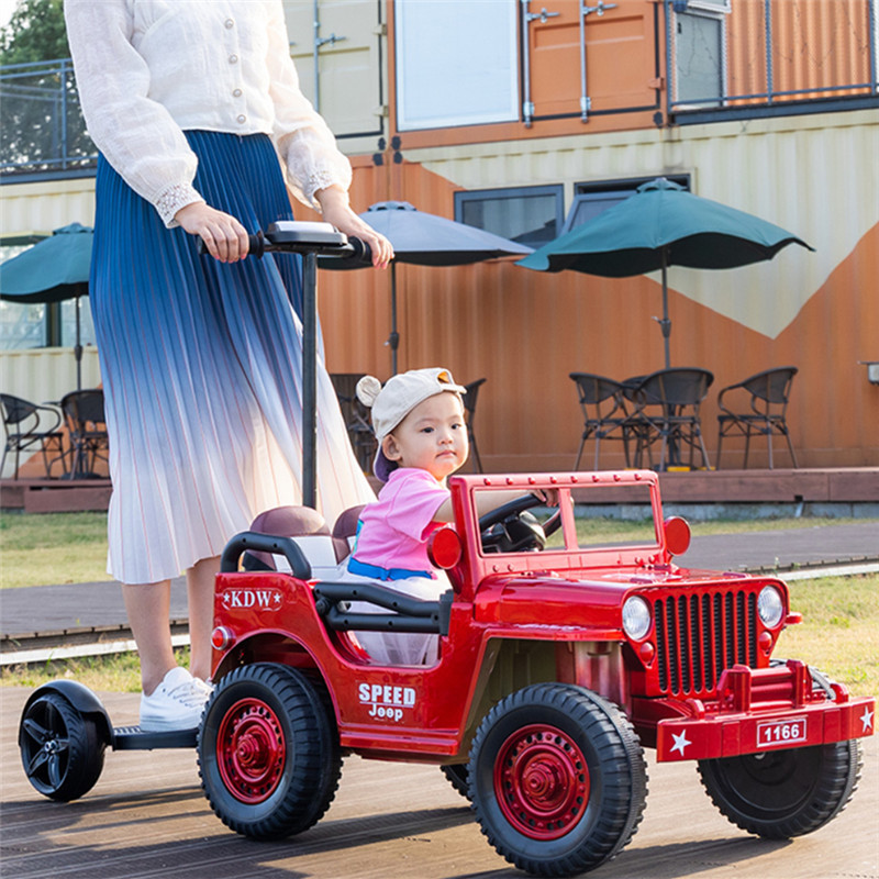 12V Upgrade Compatible Kids Electric SUV Ride on Car 4WD Swing Drive with Dual Motors Remote Control Vehicle