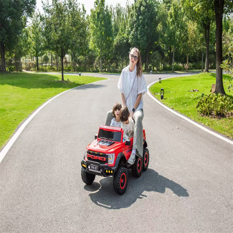 Toy Vehicle for Children Riding in an Ev Off-road Vehicle With Colorful Flashing Lights and Electric Rocking Toy Vehicle
