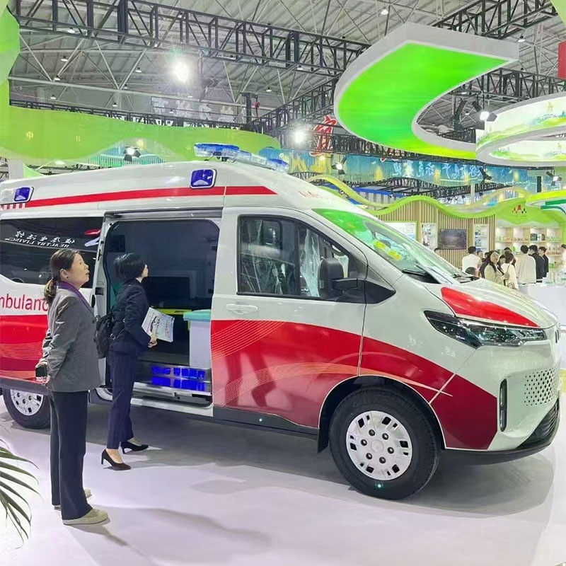 Export 1VEC0 Pure Electric Emergency Vehicle Ward Type Ambulance Van Truck with Basic Life Support