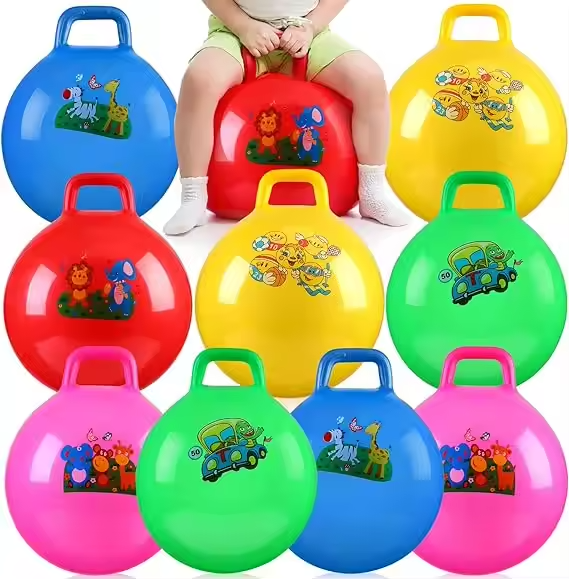 Customized PVC Fashion Toys Jumping Ball Kid'S Ride-On Inflatable Bouncy Ball