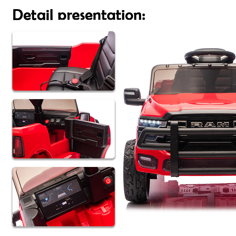 Fire Rescue Super Truck 12V Kids Ride on Car Electric Ride on Toy Car Electric Car for Kids to Drive
