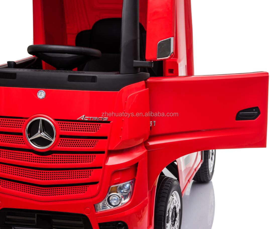 HOT SALE Battery Operated Mercedes Benz Actros Truck Licensed Ride on Car Electric Kids Car for Kids, Battery 12V Ride on