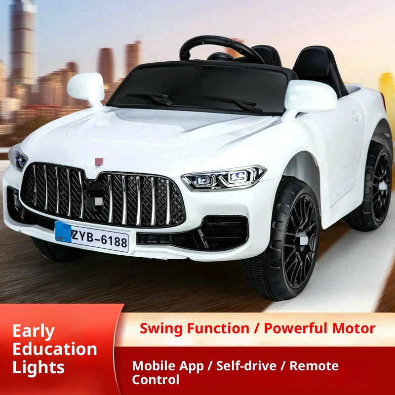Wholesale New Kids Electric Car 4 Wheels Remote Control 4WD Rechargeable Ride on Vehicle for Boys Girls Toddlers