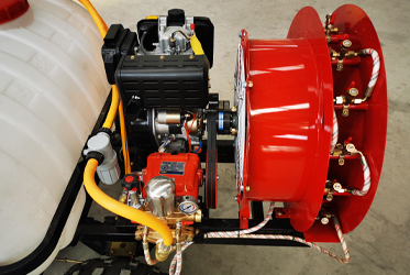 Self-propelled sprayer detailed view 2