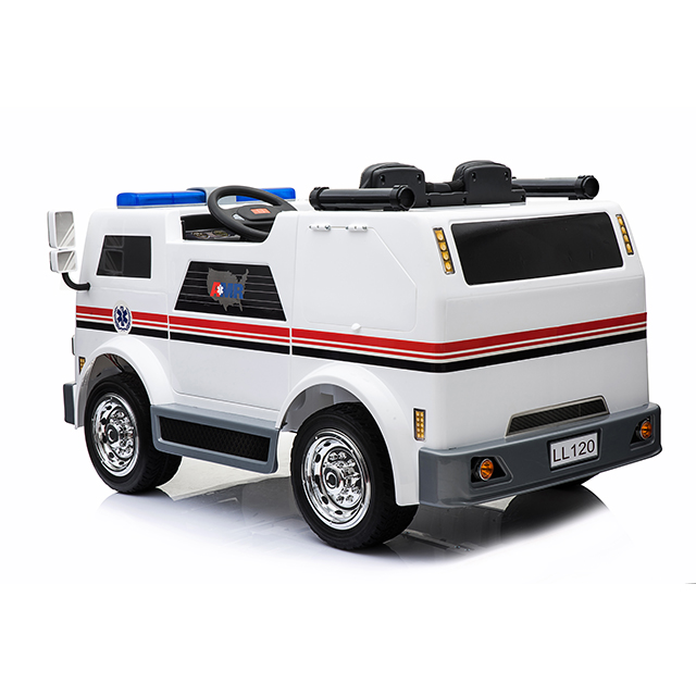 Children's Car Can Sit on the Baby Toy With Remote Control Ambulance Four-wheel Battery Powered Car Kids Electric Truck