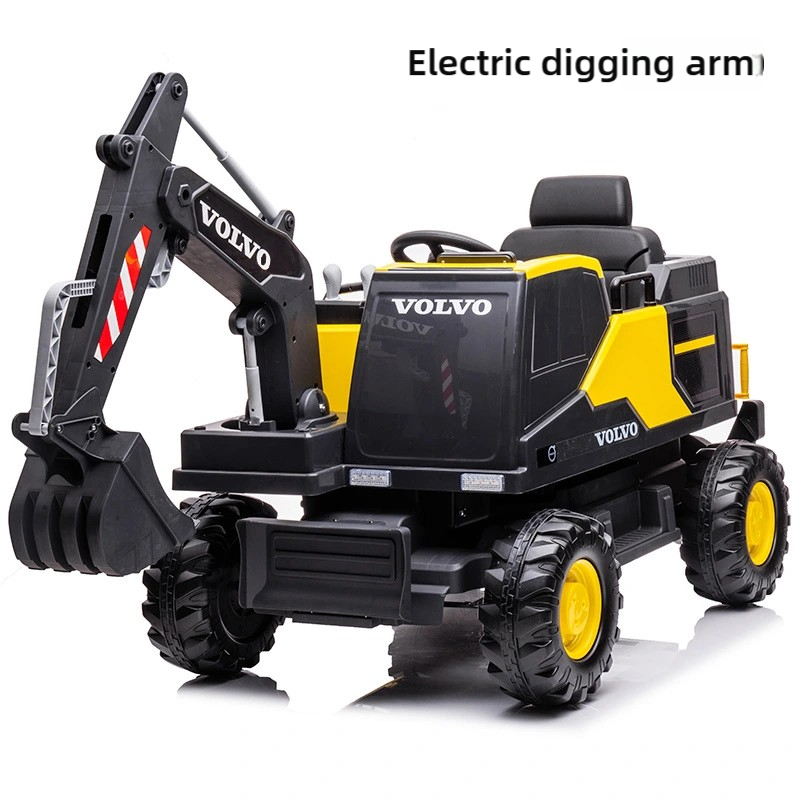 Licensed VOLVO Excavator Kids Ride on Car With Electronic 12V Kids Electric Car Remote Control Truck for Children