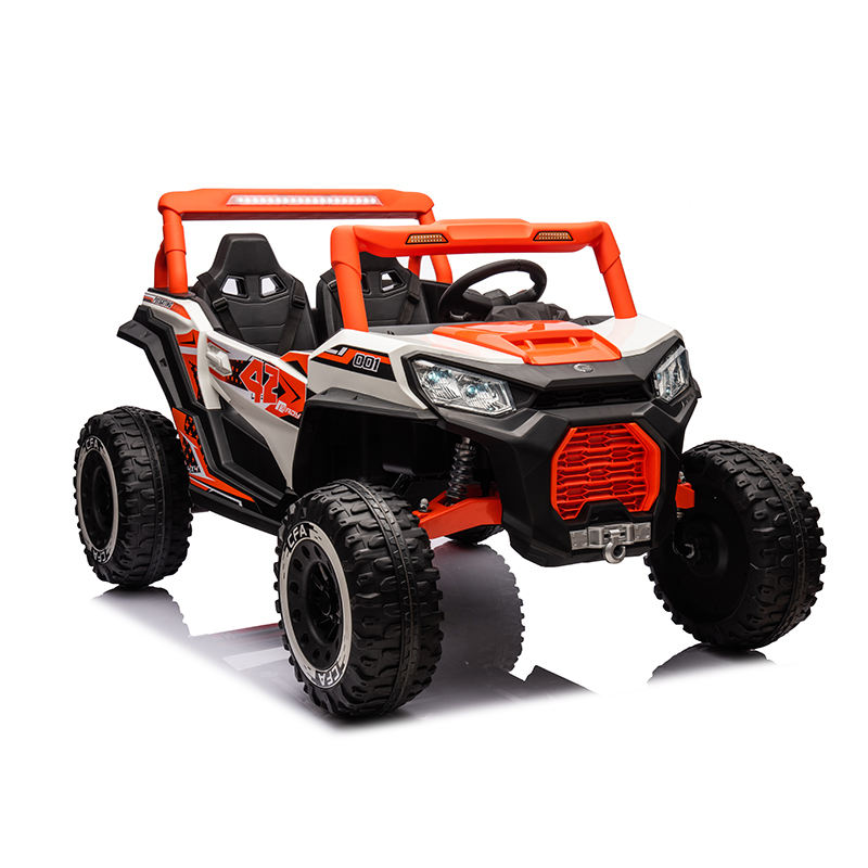 Kids Electric Ride on Car 12V Battery Powered SUV | 4WD, Swing Doors, Remote Control, Music Toy