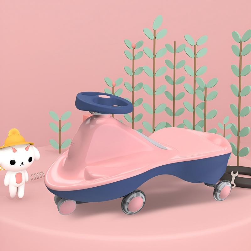 HOWAWA H168 PP Wheel Happy Swing Car Outdoor Ride-On Vehicle for Kids 2 to 4 Years Durable Plastic Toy