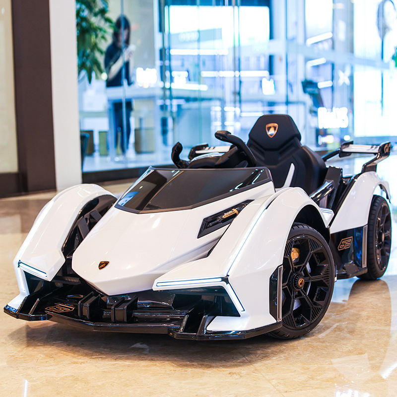 BAB WAY Licensed Style 12V Kids Electric Sports Car Dual Drive with 2.4G Remote Control DDP Shipping for Boys Girls