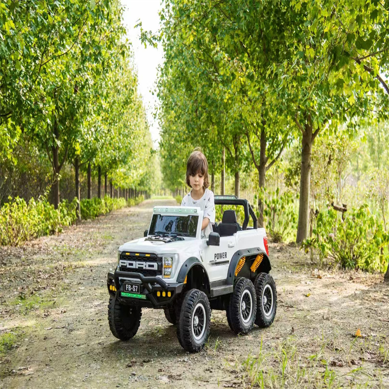Toy Vehicle for Children Riding in an Ev Off-road Vehicle With Colorful Flashing Lights and Electric Rocking Toy Vehicle