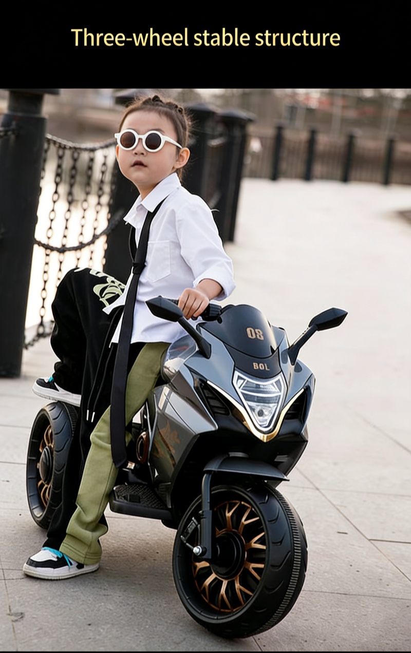 Factory Price Children's Electric Ride on Motorbike 3- Wheel and 12v Battery Kids Ride on Electric Motorcycle for Boys and Girls