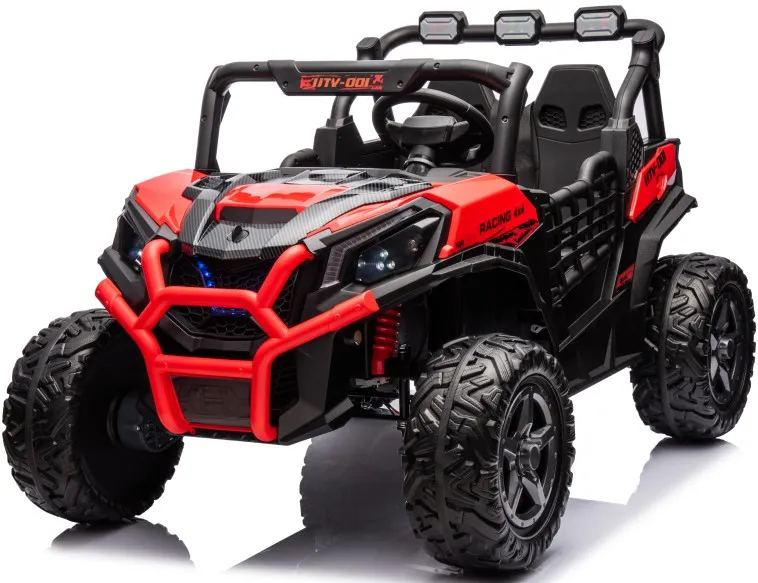 12V Kids Ride on UTV Car W/Parent Remote Control, Spring Suspension, LED Lights, MP3 Port