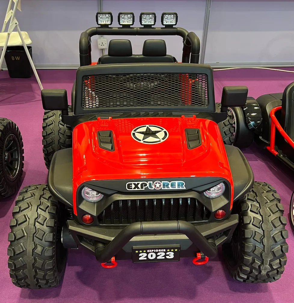 24V Kids Ride on Truck Car W/Parent Remote Control, Spring Suspension, LED Light