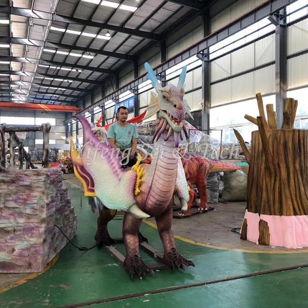 Customized Realistic Animatronic Dinosaur Rides Electric Ride on Dinosaur Rides