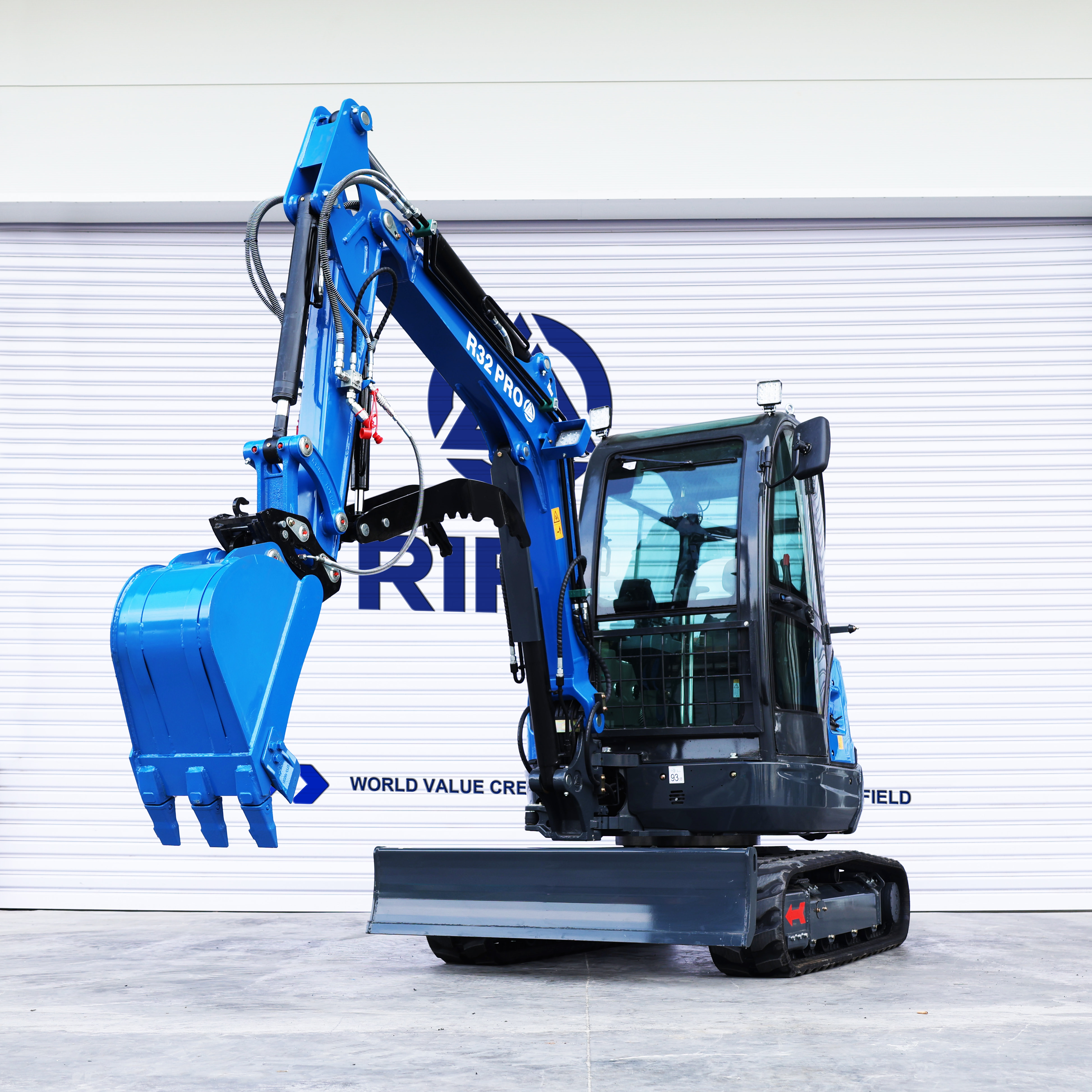 Free Shipping Rippa Mini Excavator EPA Kubota Engine 3.5 Ton Crawler Micro Digger 1 Ton 2 Ton Farm Small Excavator For Sale