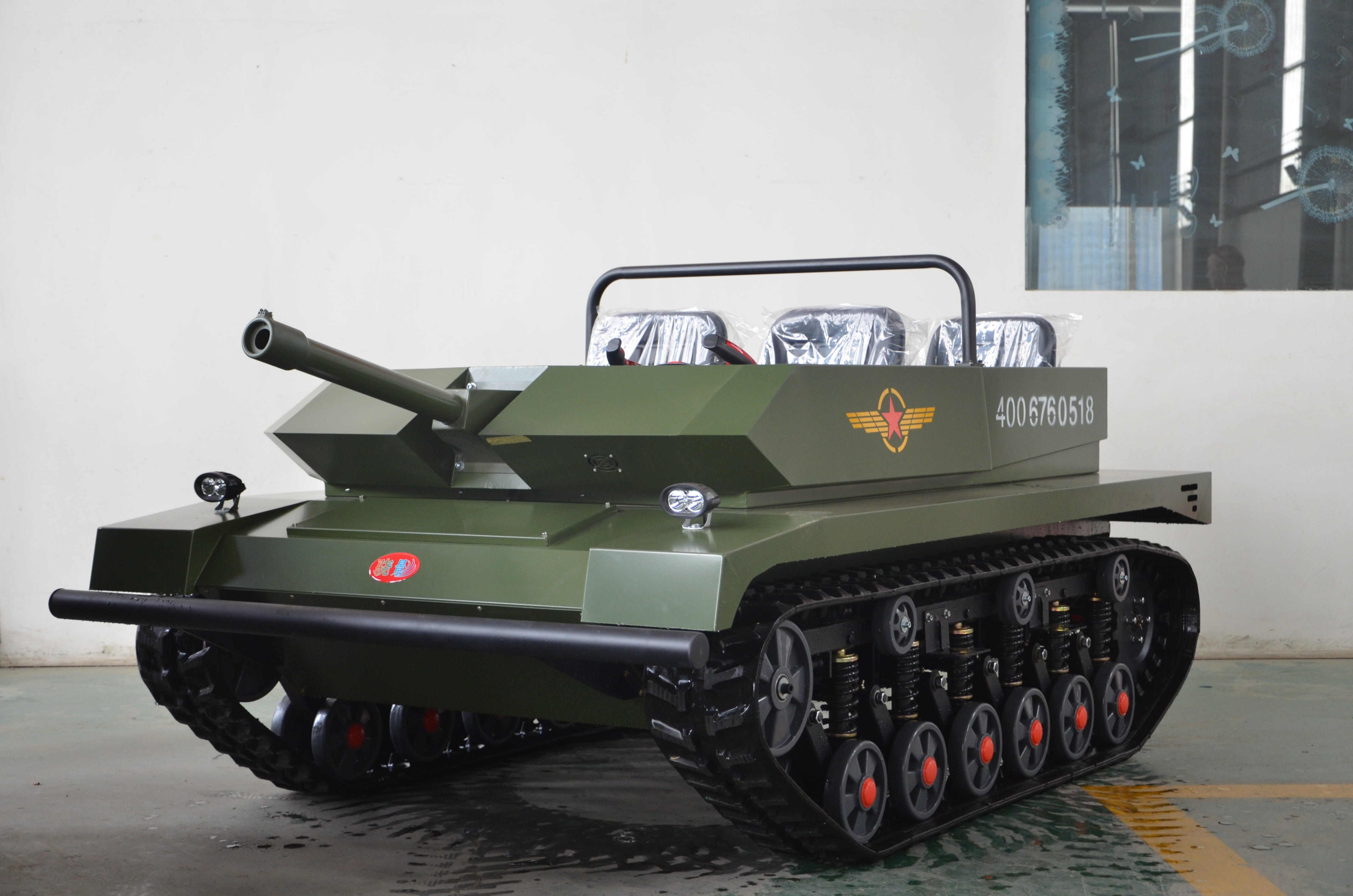 Atv Electric Rubber Amphibious Mini Tracked Vehicle Adult Mini Ride on Tanks Bump Cart Snow Buggy