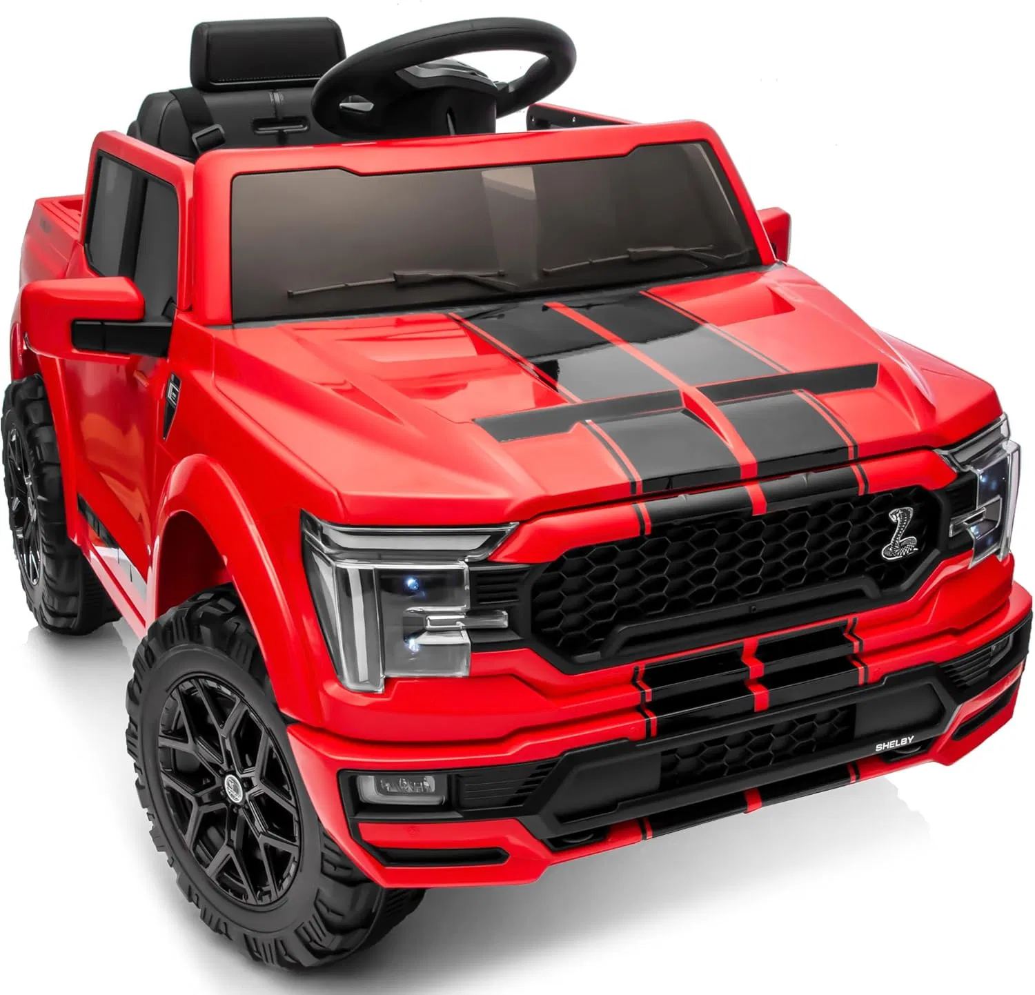 12V Electric Kid's Truck: Shelby F-150 Licensed Ride-on Vehicle