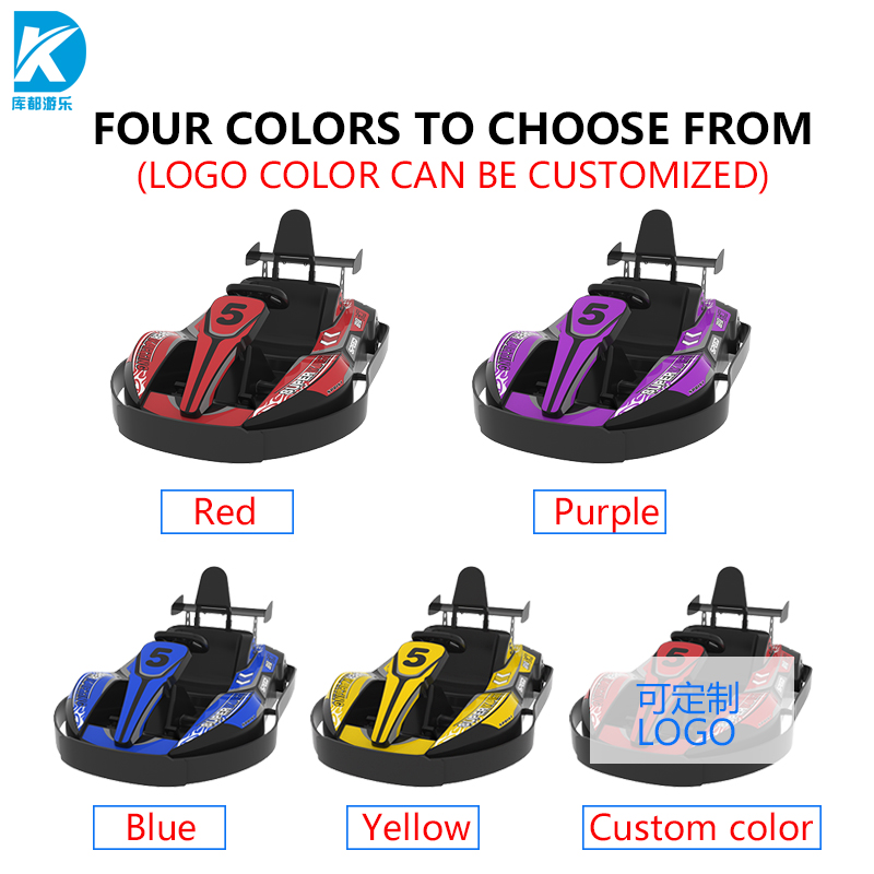 Competitive KD Electric Go-Kart Outdoor Amusement Equipment with 350W 4 Stroke Engine for Children's Entertainment