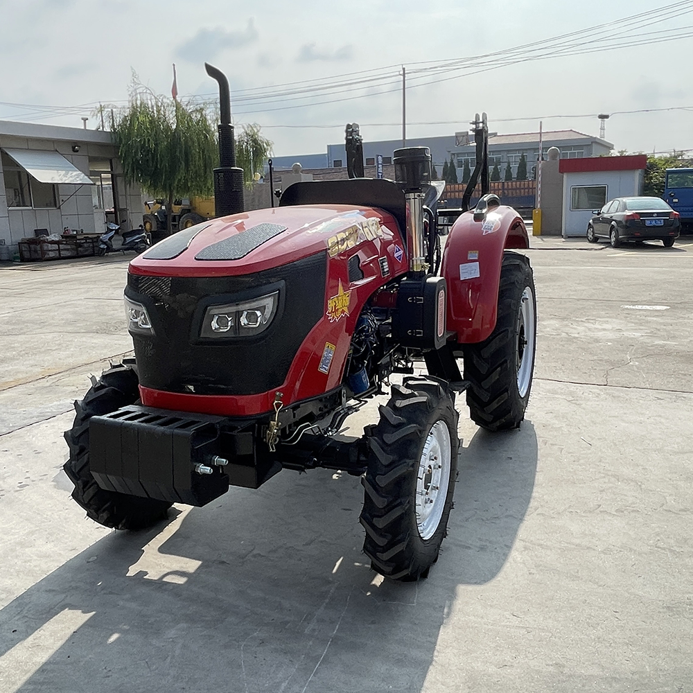 Best Selling 50-100hp Control Multifunction Ride on Chinese Traktor Farm Tiller Wheeled Cultivator Tractors with Track for Sale