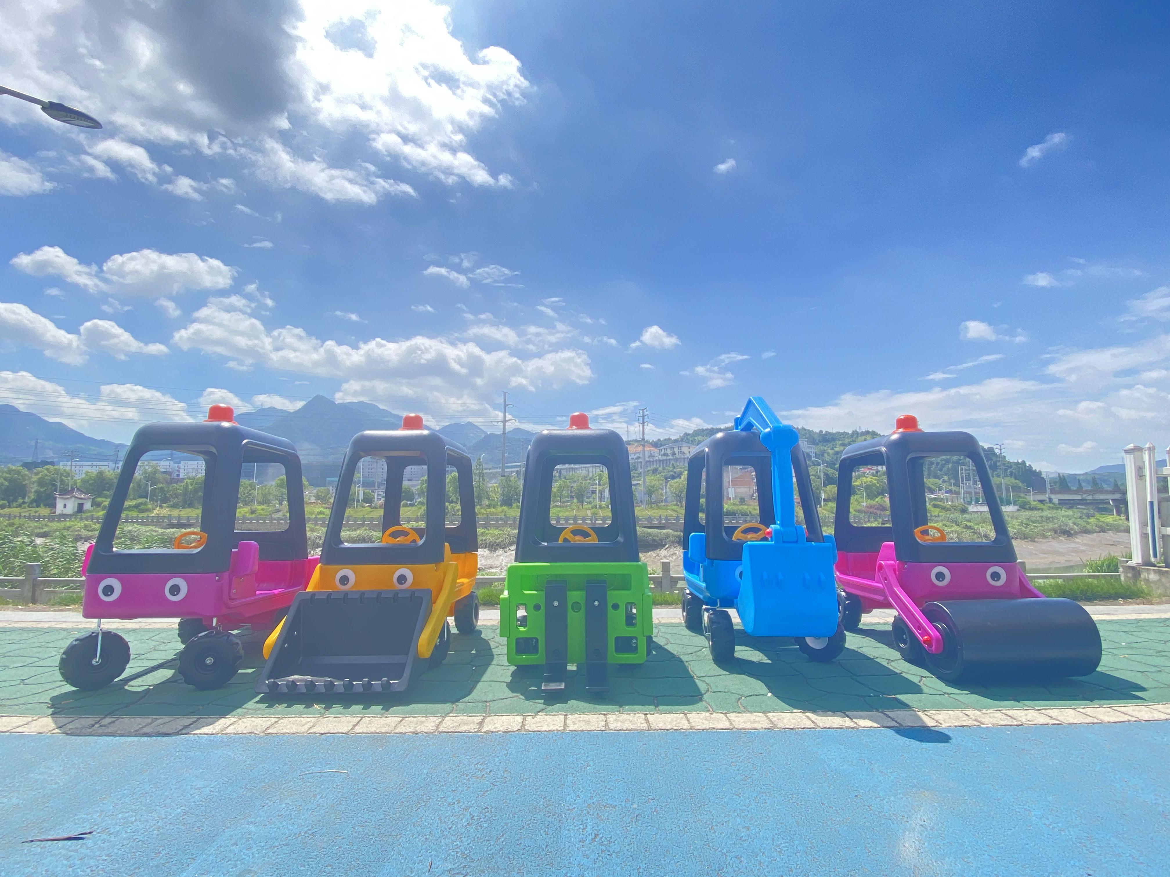High Quality Kindergarten Toy Engineering Vehicle Durable Children's Plastic Forklift Truck Ride on Toy