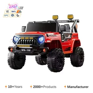 Children's Electric 4-Wheel Off-Road Ride-On Car with Remote Control ABS Plastic 2-7 Years Old