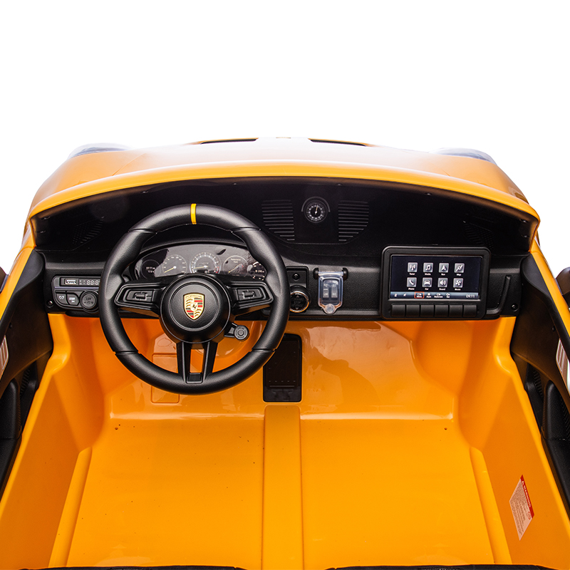 Licensed Porsche 911 Children's Electric Car 24V Two Person Four-wheel Drive Girl Rechargeable Sports Kids Car Electric Porsche