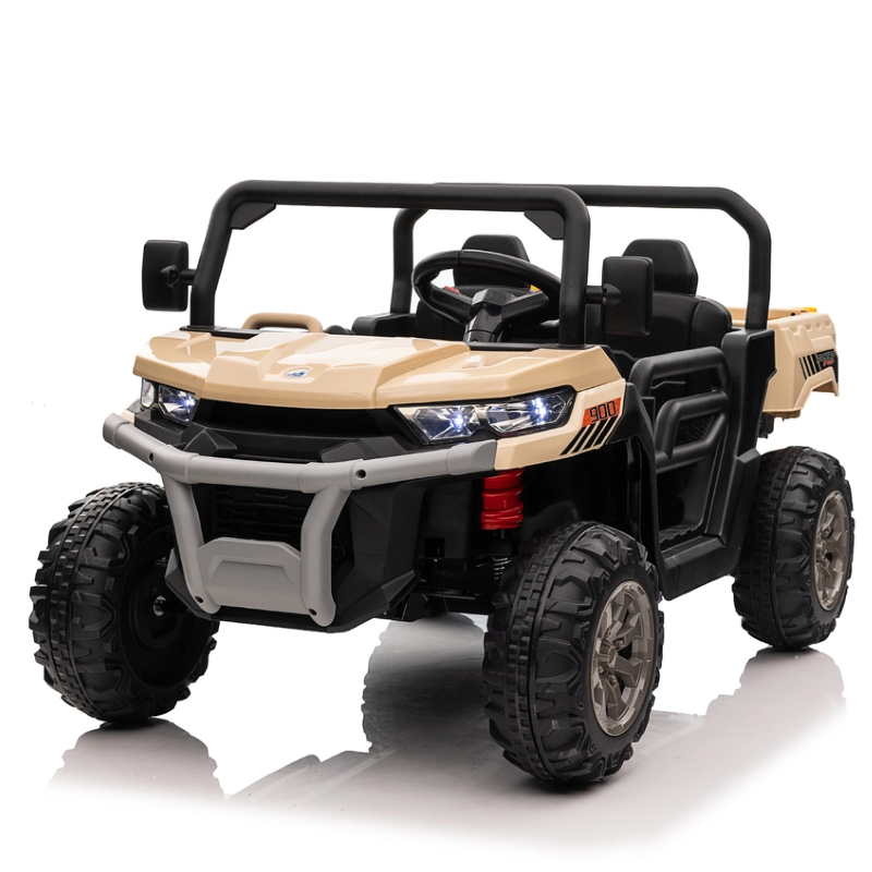2-seater Children's Electric Plastic Four-wheeled Off-road Ride on Car 12V Battery