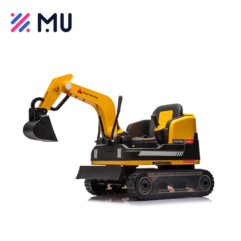 Wholesale Electric Excavator 24V Remote Control Vehicles Ride-on Cars for Kids