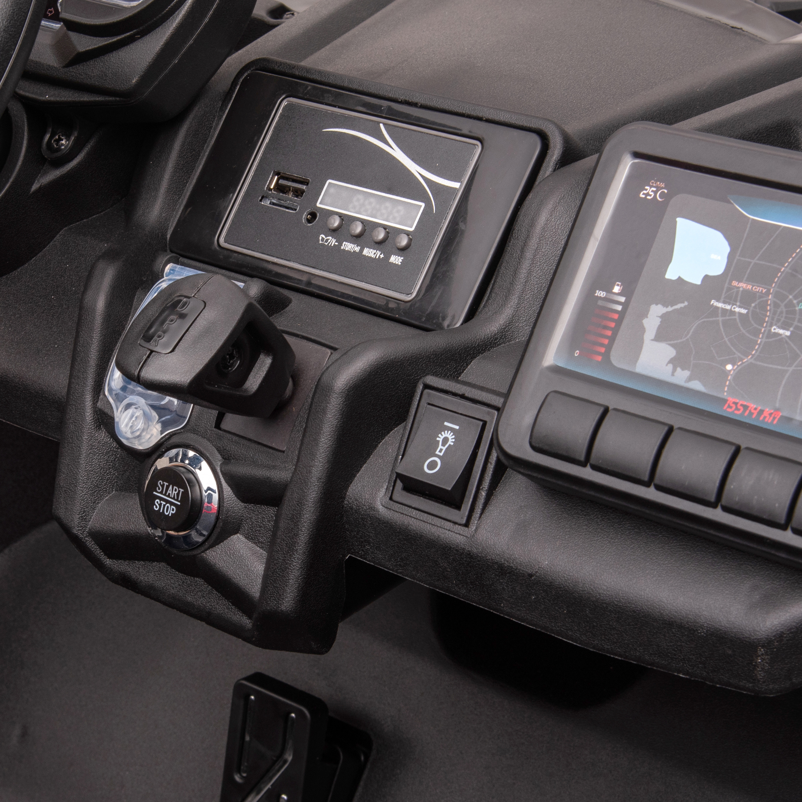 Dashboard Media Control Panel