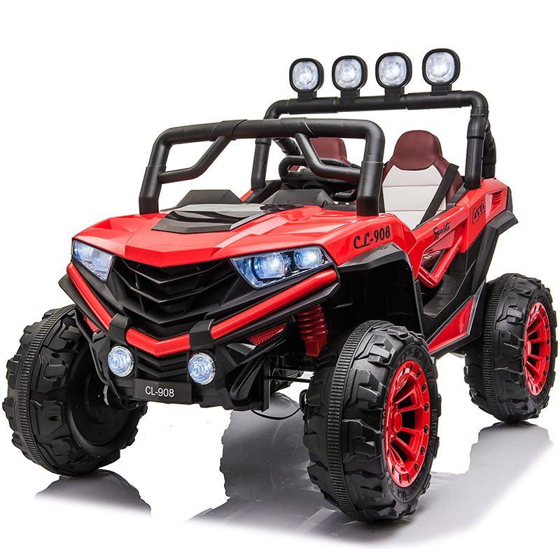 Wholesale 12V Kids Electric UTV Cars Ride on Toy Car Big Wheels Off-Road Vehicle with Bluetooth Music for Boys Girls
