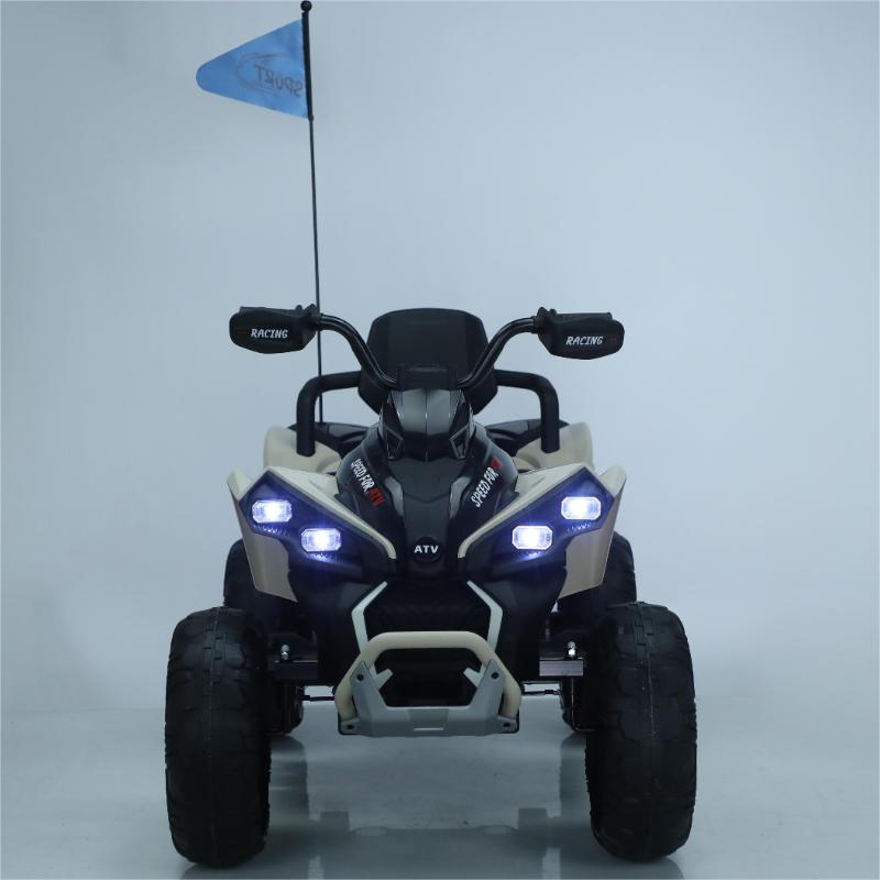 New 12V Kids' Electric Ride-on ATV 4x4 High Quality Large Space Unisex Plastic ATV Car for Children/Babies Aged 5 to 7 Years