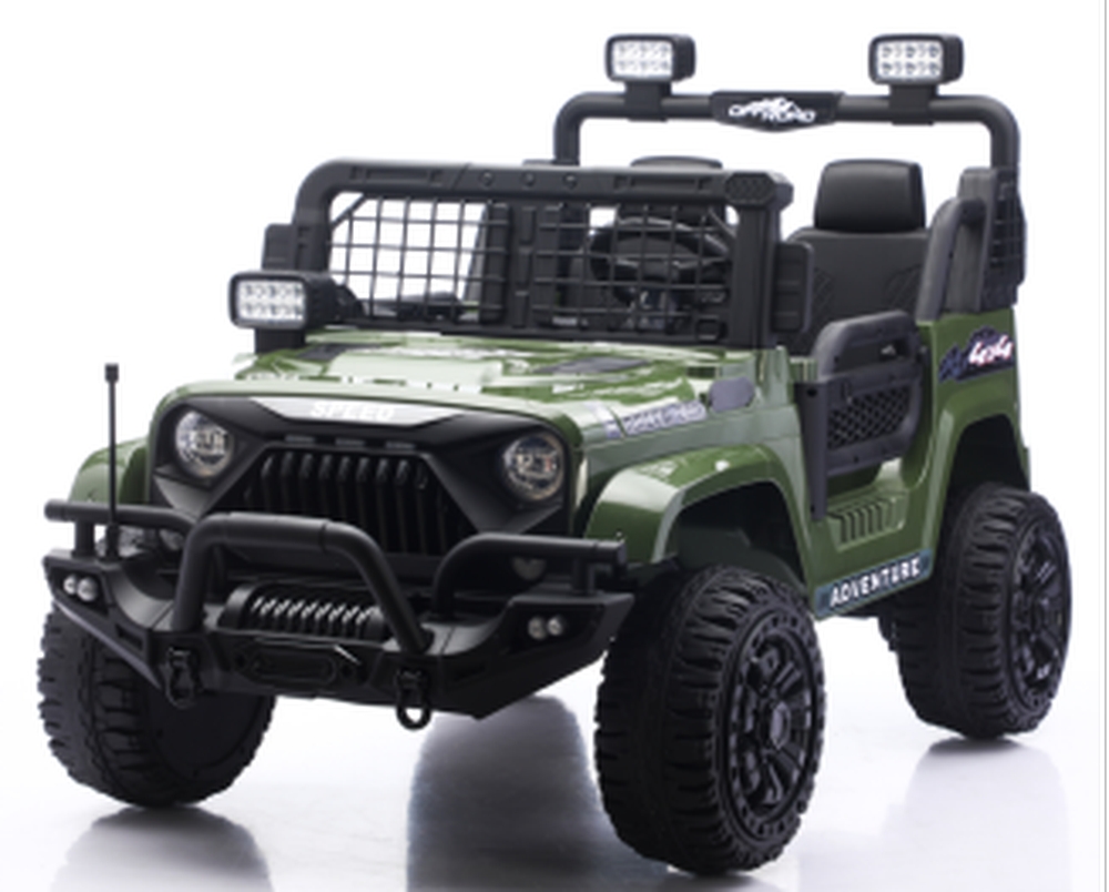 Rechargeable Electric Four-Wheel Drive Children's Off-road Vehicle Remote Control Ride-On Toy Car Made Durable Plastic