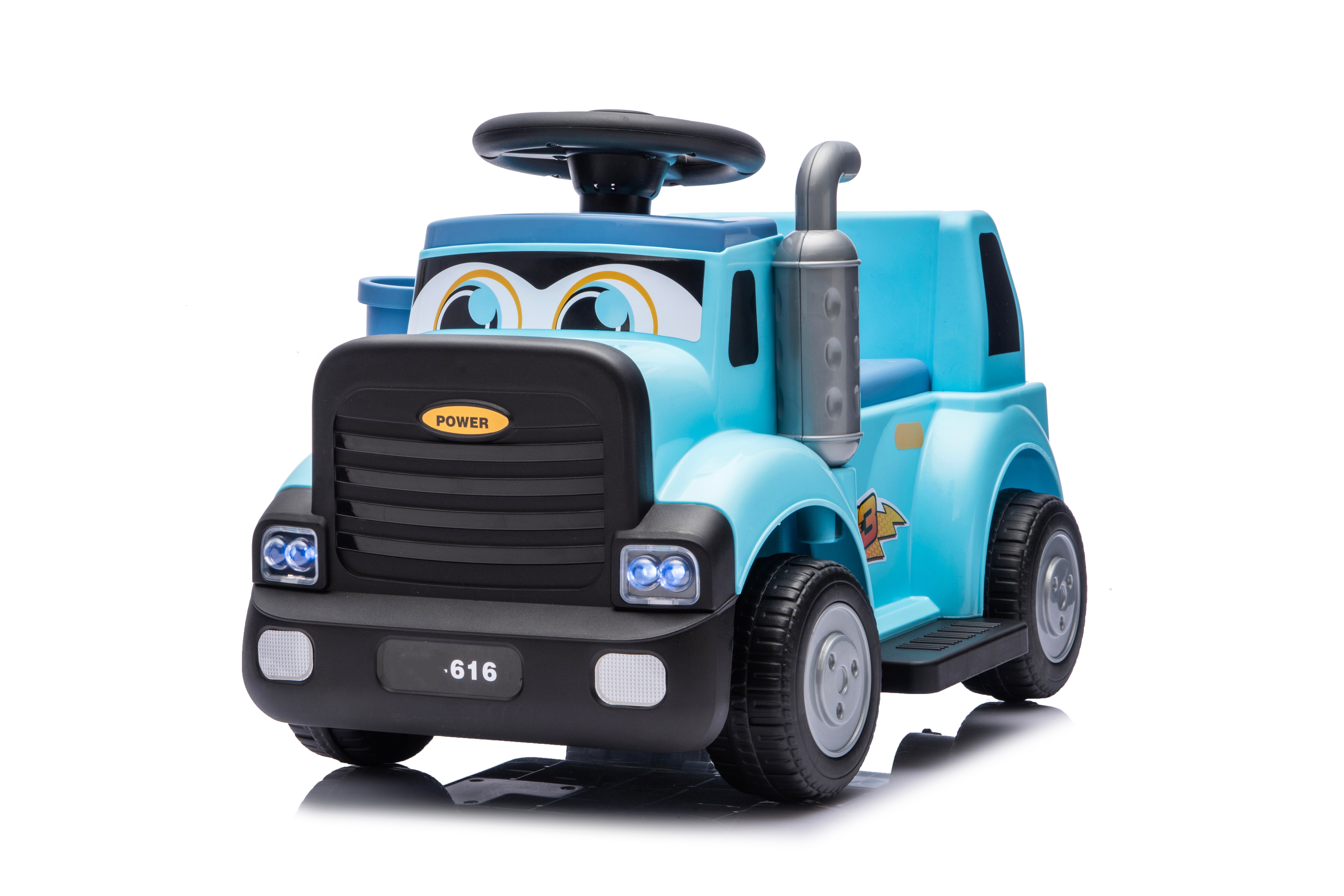 Kids Electric Slip Motorcycle Ride-on Toys 2-4 Years Ambulance Fire Truck Steering Wheel ABS 4-Wheel Durable Vehicles 6V4A