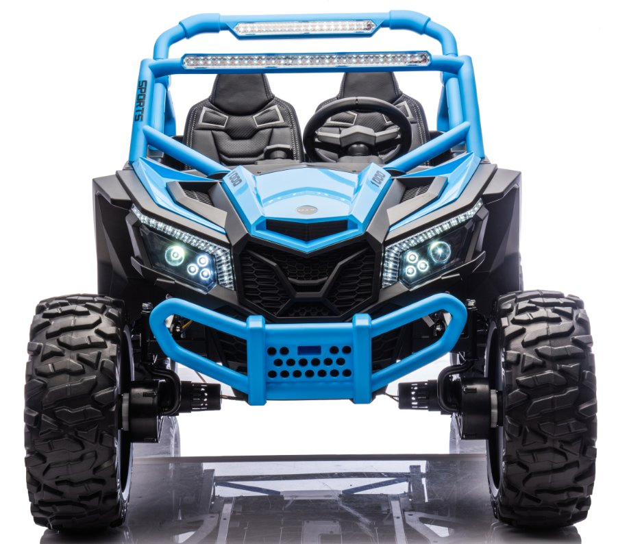 4WD Ride on Car 24V Battery Powered Electric off-Road UTV for Kids, 4X4 Electric Vehicle with 4 Powerful Engines