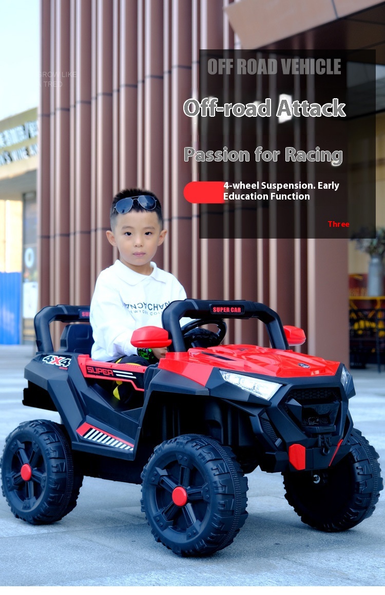 Kids Toy Charging Electric Car Battery Powered Ride on Cars Kids' Off-road Vehicle With Remote Control