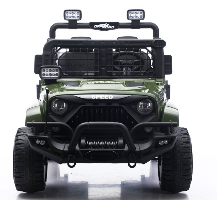 Rechargeable Electric Four-Wheel Drive Children's Off-road Vehicle Remote Control Ride-On Toy Car Made Durable Plastic