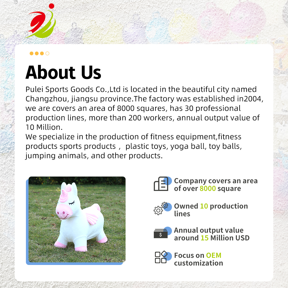 Customized Inflatable Ride-on Rubber Bouncing Animal Toys for Kids Jump Play Equipment