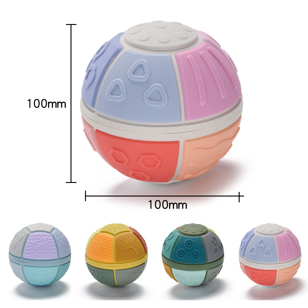 Educational Autism Relief Anxiety Stress Toys Silicone Decompression Sensory Toy Set Squeeze Toy Balls