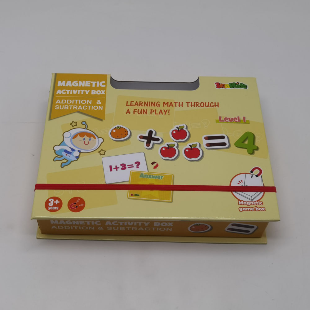 Hot Activity Box Educational Jigsaw Puzzle with Paper Pieces for Kindergarten Kids-Fun Math Learning Subtraction Study Gift