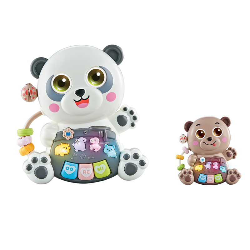 QS Toys Cartoon Electronic Piano Children's Educational Toys Multi Functional Musical Instrument Toy with Light and Music